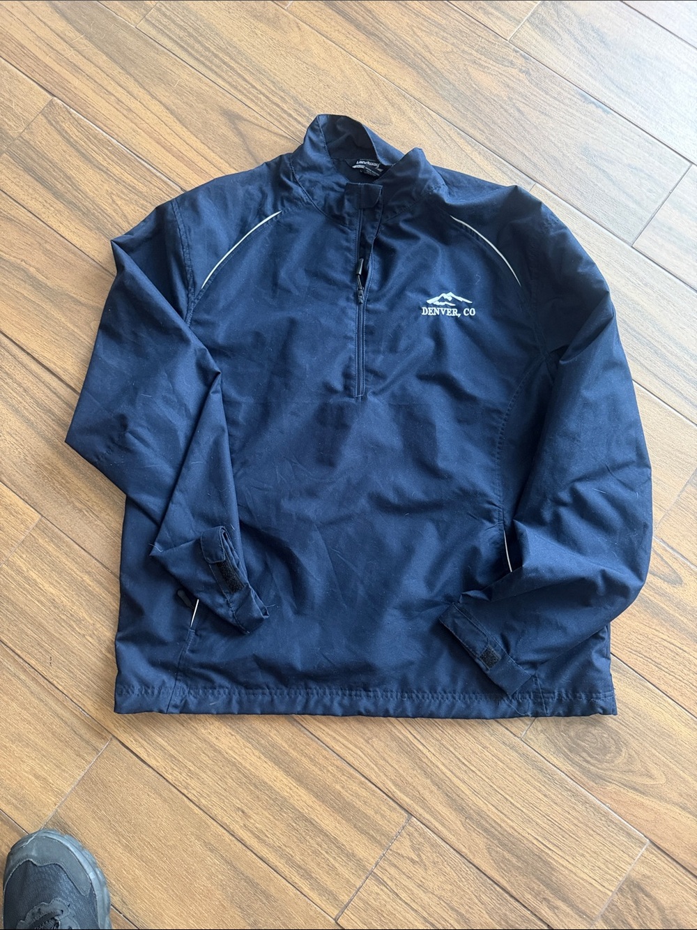 Denver, CO Navy Half-Zip Pullover Large